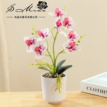 Load image into Gallery viewer, 3D Printing Film Three-Fork Eight-Flower Phalaenopsis Bonsai Artificial Flower Fashion Home Decorations
