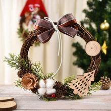 Load image into Gallery viewer, Christmas Decorations Wreath Wreath Window Layout Door Hanging Tengxian Venue Layout Christmas Wreath
