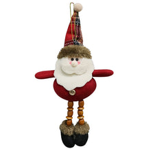Load image into Gallery viewer, 2pcs Christmas Decorations Old Man Snowman Elk Christmas Gift Small Pendant Plush Doll Christmas Tree Pendant Supplies
