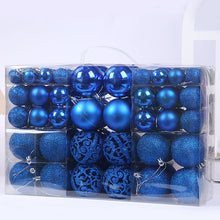 Load image into Gallery viewer, 3-6cm Set of 100 PVC Boxed Bright Matting Agent Balls Hollow out Christmas Tree Decorations Colorful Ball
