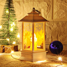 Load image into Gallery viewer, Christmas Storm Lantern Candlestick Lamp Small Night Lamp Old Snowman Decoration Small Night Lamp Desktop Decoration
