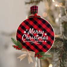 Load image into Gallery viewer, Christmas Garland Pendant Listing Christmas Decoration Venue Layout Props Wreath Decorations Door Hanging Welcome Doorplate

