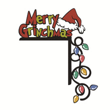 Load image into Gallery viewer, Christmas Green Miracle Fighter Corner Decoration Wooden Door Corner Decoration Home Decoration
