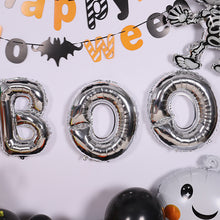 Load image into Gallery viewer, Halloween Balloon Set Boo Halloween Bat Hanging Flag Party Atmosphere Decoration Balloon Package
