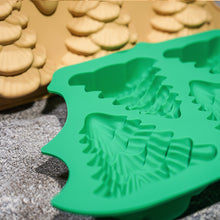 Load image into Gallery viewer, Christmas Gift 5 Grid Green Emulation Christmas Tree Mold Silica Gel Cake Baking Tray Christmas Tree Christmas Decoration

