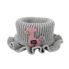 Load image into Gallery viewer, Autumn and Winter Wool Deer Scarf Cute Men's and Women's Baby Cartoon Neck Protection Children's Knitted
