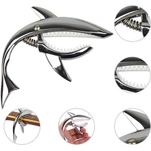 Load image into Gallery viewer, Shark Capo Guitar Zinc Alloy Capo Wooden Guitar Electric Guitar Ukulele Capo Musical Instrument Accessories

