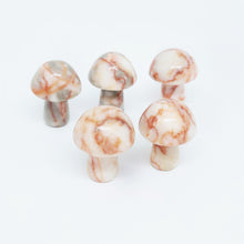 Load image into Gallery viewer, 5PCs Natural Crystal Agate Mushroom 2cm Mini Small Mushroom Crystal Crafts Micro Landscape Ornaments Decorations
