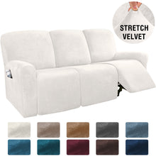 Load image into Gallery viewer, Stretch 1-2-3 Seater All-inclusive Elastic Recliner Sofas Cover Non-slip Convertible Reclining Relax Armchair Sofa Cover
