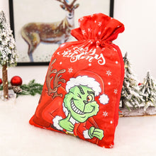Load image into Gallery viewer, Large Spout Candy Bag Christmas Decorations Green Hair Monster Thief Gift Bag Children's Gift
