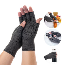 Load image into Gallery viewer, Outdoor Half Finger Gloves Fitness Silicone Anti-Slip Inflammation Joint Rehabilitation Sports Cycling Gloves
