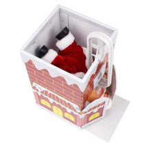 Load image into Gallery viewer, Climbing Door Climbing Chimney Electric Music Santa Claus Novelty Creative Children's Toys Christmas Gift Decoration Ornament
