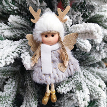 Load image into Gallery viewer, Christmas Antlers Girl Pendant Antlers Angel Ornaments Christmas Decorations Christmas Gifts Little Doll
