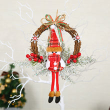 Load image into Gallery viewer, Christmas Decorations Wreath Wreath Window Layout Door Hanging Tengxian Venue Layout Christmas Wreath
