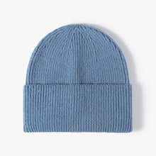 Load image into Gallery viewer, Knitted Hat Women's Outdoor Winter Brimless Beanie Hat Fashion Travel Shopping Men's Jacquard Black Wool Hat
