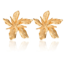 Load image into Gallery viewer, Exaggerated Personalized Multi-Layer Alloy Oil-Spot Glaze Flowers Flower Earrings
