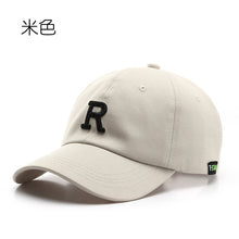 Load image into Gallery viewer, New Fashion Baseball Cap for Women and Men Cotton Soft Top Hats Embroidery Letter R Summer Sun Caps Casual Snapback Hat Unisex
