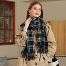 Load image into Gallery viewer, Women's Scarf Line Printed Cashmere Scarf 2023 Autumn and Winter New Scarf
