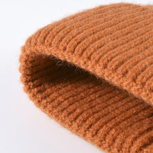 Load image into Gallery viewer, Winter Outdoors Fashion Simple Men's Knitted Hat Light Board Warm Beanie Hat Female Thickened Student Wool Hat
