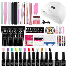 Load image into Gallery viewer, Gel Polish Set Nail kit Manicure Implement Salon Opening Nail Making Nail Polish Led Nail Lamp

