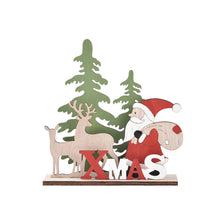 Load image into Gallery viewer, Christmas Decorations Christmas Wooden Decoration DIY Children's Present Small Gift Desktop Window Decorations
