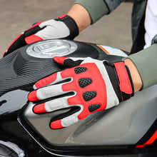 Load image into Gallery viewer, Anti-Slip Touch Screen Full Finger Gloves Racing off-Road Riding Electrombile Gloves
