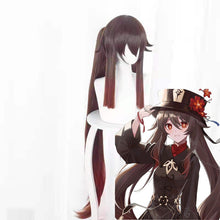 Load image into Gallery viewer, Walnut Wig Cosplay Wig Double Ponytail Split Gradient Tiger Clip  Wig
