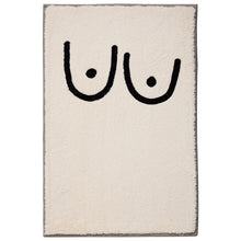 Load image into Gallery viewer, Body Art Cashmere-like Bedroom Carpet Absorbent Floor Mat Abstract Line Door Mat
