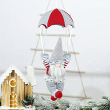 Load image into Gallery viewer, Scene Decorations Christmas Faceless Skydiving Old Man Parachute Christmas Window Hanging Decoration Gifts
