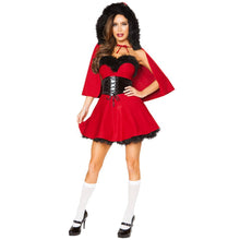 Load image into Gallery viewer, Christmas Costume Female Adult Sexy Cute Little Red Riding Hood Christmas Uniform Night Show Stage Costume
