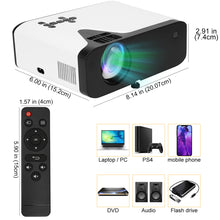 Load image into Gallery viewer, Miniature Mini Projector Home Portable Projector HD 1080P
