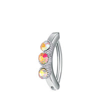 Load image into Gallery viewer, Navel Stud Glossy Stainless Steel Zircon Butterfly Male Umbilical Ring Piercing Jewelry
