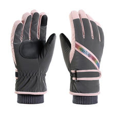 Load image into Gallery viewer, Ski Touch Screen Gloves Female Cycling Outdoor Sports Thickening Fleece-Lined Windproof Warm Electrombile Gloves
