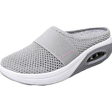 Load image into Gallery viewer, Summer Heel-Free Slip-on Women's Shoes Loafers Large Size Platform Shoes Air Cushion Mesh Breathable Half Slippers for Women
