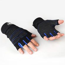 Load image into Gallery viewer, Lengthened Half-Finger Fitness Gloves Men's Weightlifting Tactical Wristband Wear-Resistant Horizontal Bar Anti-Female Summer
