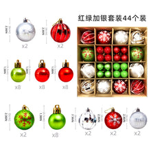 Load image into Gallery viewer, Christmas Decoration 6cm Electroplating Ball Plastic Ball Shaped Painted Christmas Ball Gift Christmas Tree Pendant

