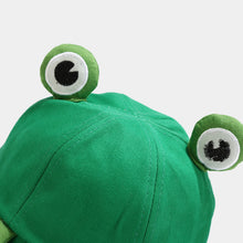 Load image into Gallery viewer, Cute Frog Hat Spring and Summer Korean Style All-Matching Fisherman Hat Student Cartoon Sun Protection Sun Hat Basin
