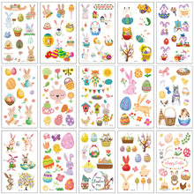Load image into Gallery viewer, Easter Tattoo Sticker Cute Rabbit Egg Fun Tattoo Children Tattoo Stickers
