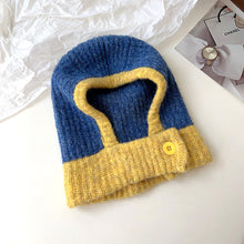 Load image into Gallery viewer, French Hat Female Winter Neck Warmer Scarf Integrated Niche Knitted Woolen Cap Thermal Head Cover Hat
