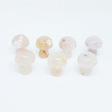 Load image into Gallery viewer, 5PCs Natural Crystal Agate Mushroom 2cm Mini Small Mushroom Crystal Crafts Micro Landscape Ornaments Decorations
