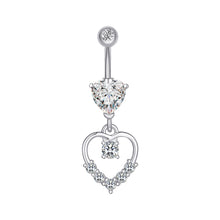 Load image into Gallery viewer, New Zircon Navel Ring Navel Stud Piercing Jewelry
