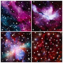 Load image into Gallery viewer, 12 Sheets/Pack DIY Album Clipbook Paper Journal Material Paper Book Background Paper 6-Inch Pattern Sticker Starry Sky Collection
