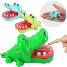 Load image into Gallery viewer, Children's New Exotic Bite Finger Toy Mini Baby Crocodile Decompression Spoof Party Keychain Cake Ornaments
