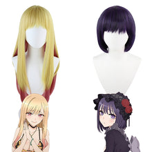 Load image into Gallery viewer, Dressing Doll Fall in Love Kitagawa Sea Dream Cos Wig Black River Doll Lolita Cartoon Characters Cosplay
