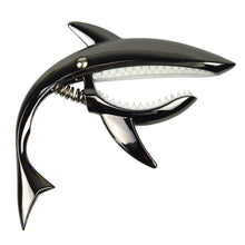 Load image into Gallery viewer, Shark Capo Guitar Zinc Alloy Capo Wooden Guitar Electric Guitar Ukulele Capo Musical Instrument Accessories
