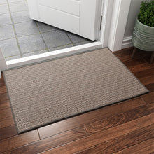 Load image into Gallery viewer, Hallway Mat Linen Woven Floor Mat Rubber Carpet Living Room Cushions Dust-Proof Mat

