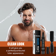 Load image into Gallery viewer, Beard Headline Filler Kit Waterproof Beard Pen Beard Painting Pen Beard Modeling Painting Brush
