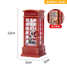 Load image into Gallery viewer, Christmas Luminous Interior Water Small Wind Lamp Desktop Decoration Christmas Tree Scene Layout Small Oil Lamp
