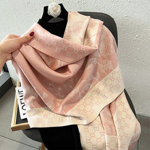 Load image into Gallery viewer, 2023 Winter New Artificial Cashmere Scarf F Letter All-Matching Long Tassel Shawl Fashion Thickened Scarf

