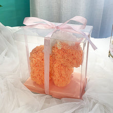 Load image into Gallery viewer, Valentine's Day Christmas Gift Mini Preserved Fresh Flower Unicorn Small Rose Bear Girls' Gifts Rose Bear
